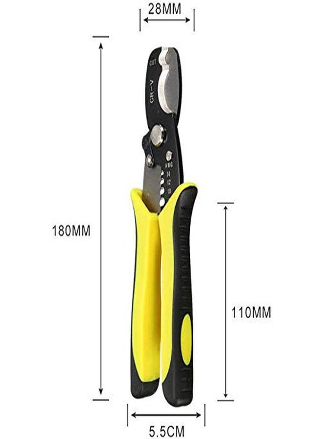 ISC Multi Usable Tool Plier Wire Cutter/Stripper/Crimper Also Cable Cutter Wire Cutter - Image 2